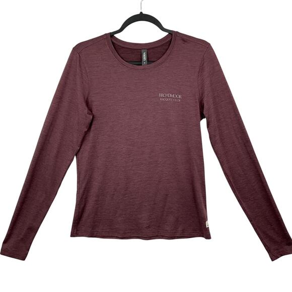 Vuori Tops - Vuori Long Sleeve Lux Crew Top Womens Medium Purple Broadmoor Racquet Club
